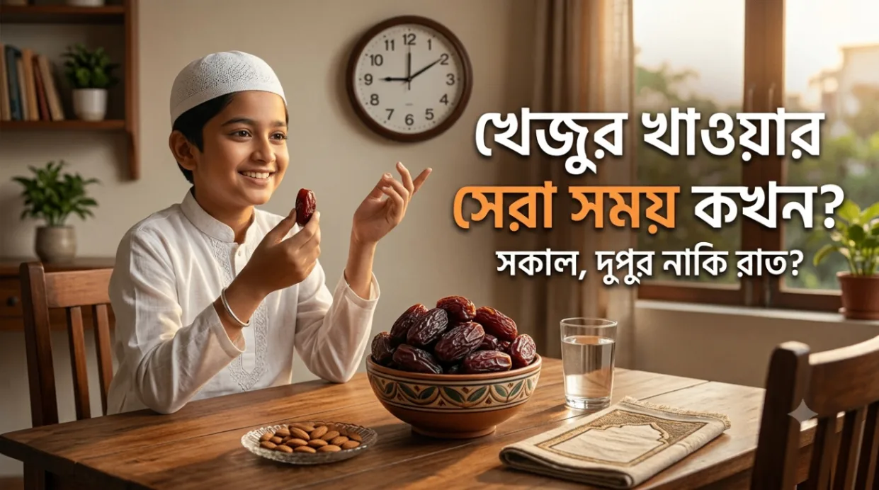 খেজুর খাওয়ার সেরা সময় কখন? সকাল, দুপুর নাকি রাত?