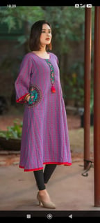 Women's Premium Embroidery Kurti