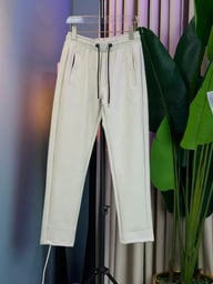 Cream Joggers — photo 1