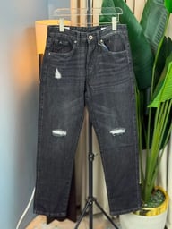 Distressed Black Jeans Baggy — photo 1