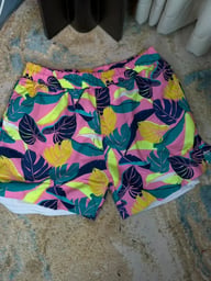 Pink Palm Shorts — photo 1