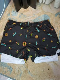Black Sunburst Shorts — photo 2