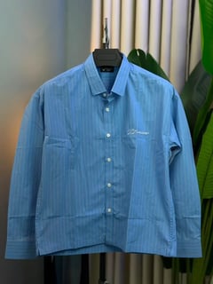 Blue Stripe Old Money Shirt