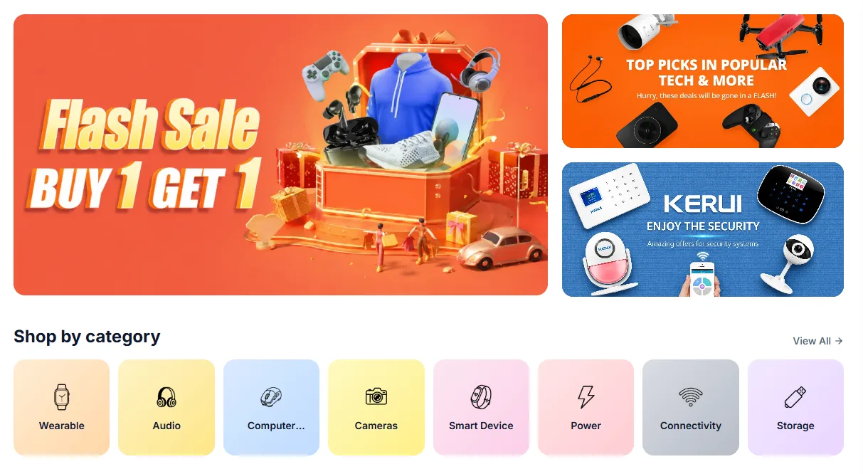 Your own e-commerce website