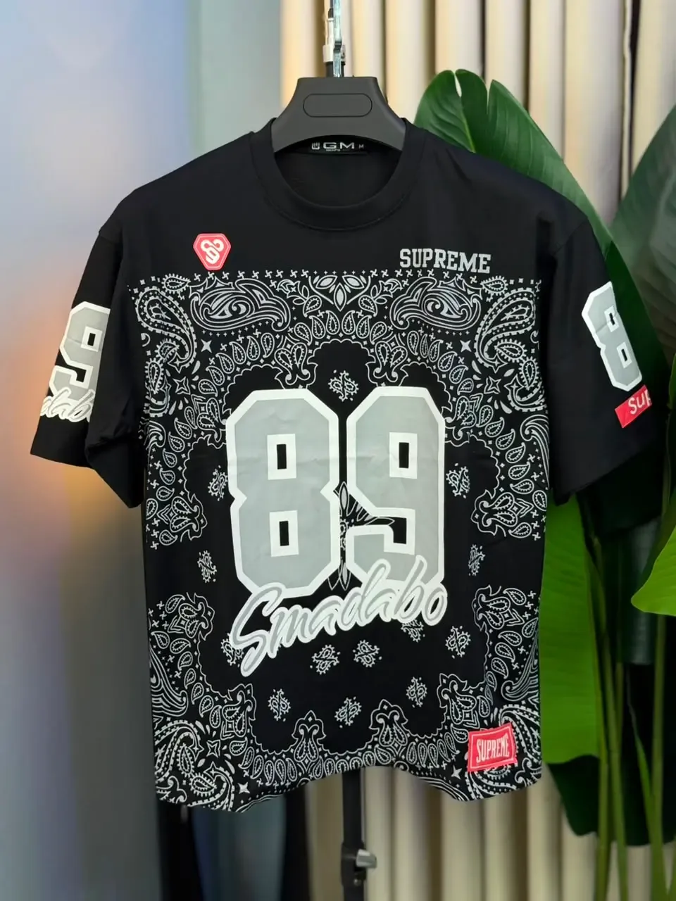 Smadabo Black Drop Shoulder