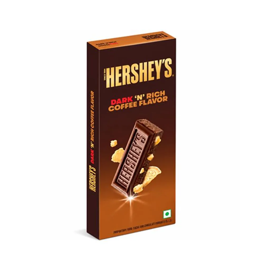 Hersheys Bars Dark N Rich Coffee Flavor 90g