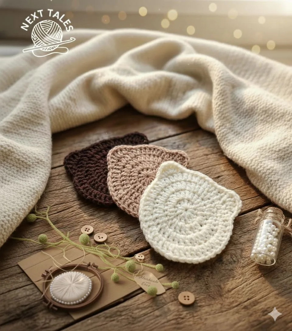 Cozy Whiskers Handmade Crochet Coasters