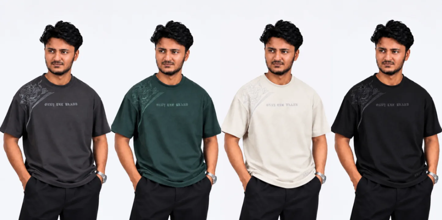 FLOWER EMBROIDERY T-SHIRT
